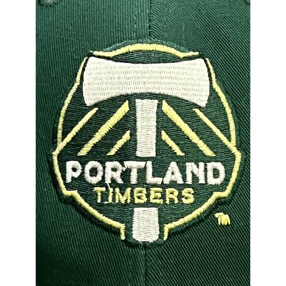 Adidas Mens Green Portland Timbers MLS Soccer Strapback Hat Baseball Cap - Picture 3 of 9